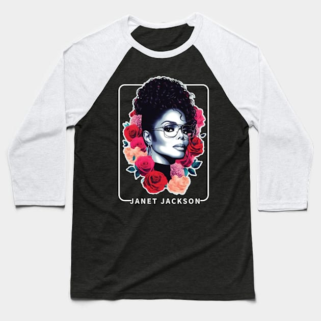 Janet Jackson //  Fan Design Baseball T-Shirt by Trendsdk